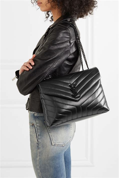 ysl quilted handbag|ysl handtasche schwarz.